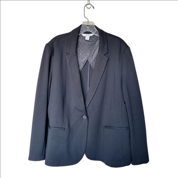 Old Navy Jackets & Blazers - Old Navy Black and White Polka Dot Blazer